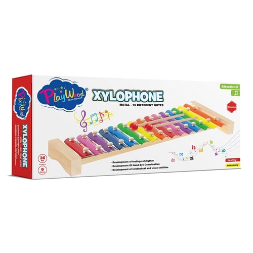 لعبة إكسيليفون معدني ب 15 نوتة