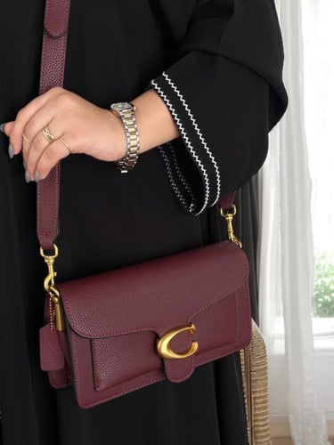 شنطة كوتش تابي برغندي