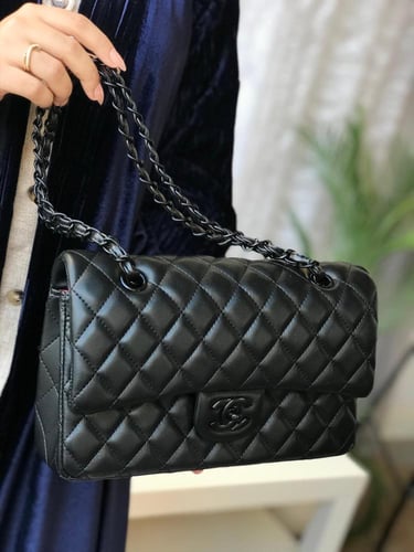 شانيل كلاسيك جلد ناعم