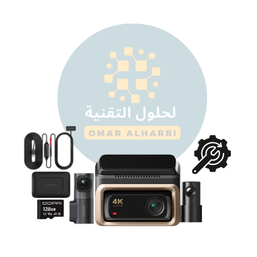 بكج داش كام DDPAI Z60 PRO 3CH كاميرا امامية بدقة 4...