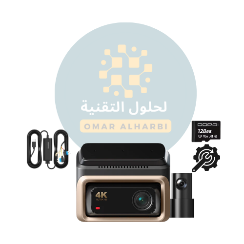 بكج داش كام DDPAI Z60 PRO كاميرا امامية بدقة 4K HD...