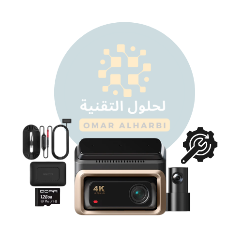 بكج داش كام DDPAI Z60 PRO كاميرا امامية بدقة 4K HD...