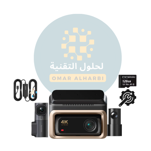بكج داش كام DDPAI Z60 PRO 3CH كاميرا امامية بدقة 4...