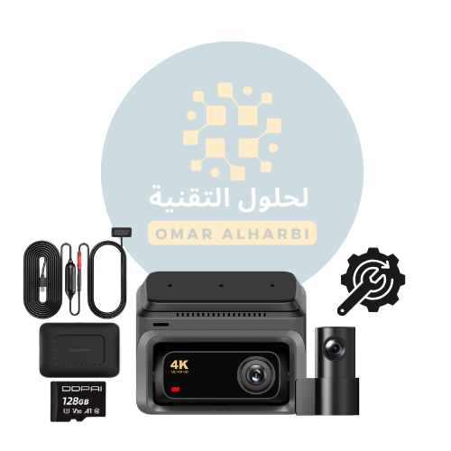 بكج داش كام DDPAI Z60 كاميرا امامية بدقة 4K UHD وخ...