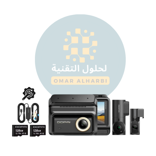 بكج داش كام DDPAI Z90 PRO 3CH كاميرا أمامية بدقة 4...