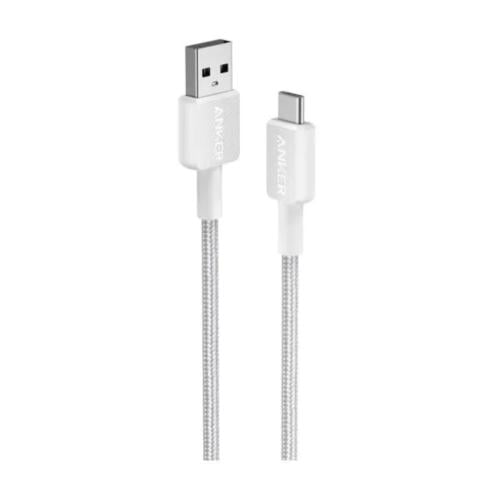 سلك انكر USB الى تايب سي 0.9 متر - أبيض