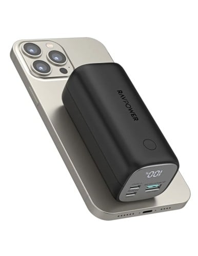 راف باور بسعة 14000 ملي امبير بقوة 30 واط بمنفذين...