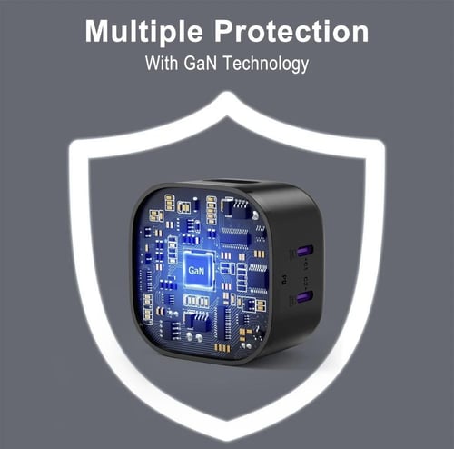 شاحن جداري JODA فولت بود بقوة 45 واط بمنفذين تايب...