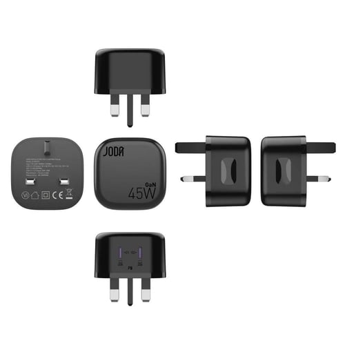 شاحن جداري JODA فولت بود بقوة 45 واط بمنفذين تايب...