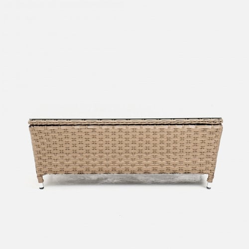 طقم جلسة حديقة مقاوم للحرارة والشمس 5 قطع 7 مقاعد...