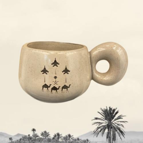 كوب تصميم حصري لليوم الوطني