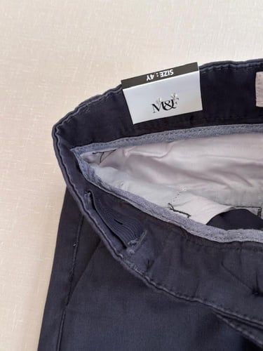 بنطلون رمادي غاق