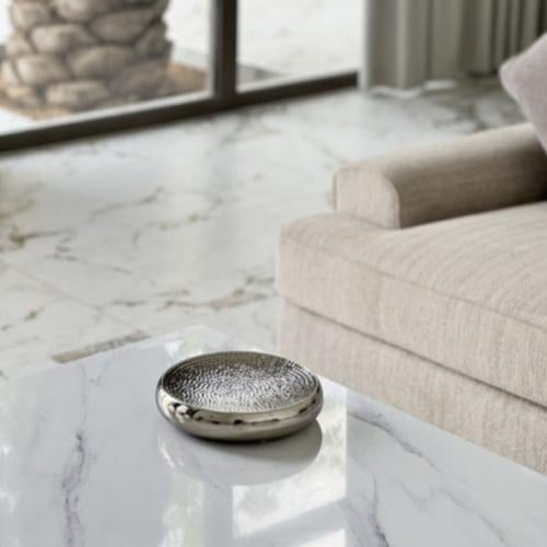 تقديمة سيراميك فضي