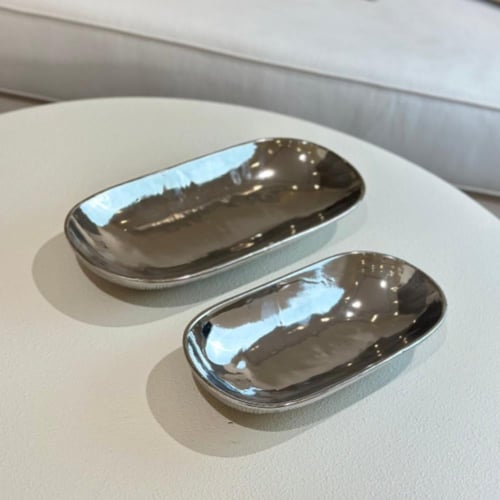 تقديمة سيراميك فضي