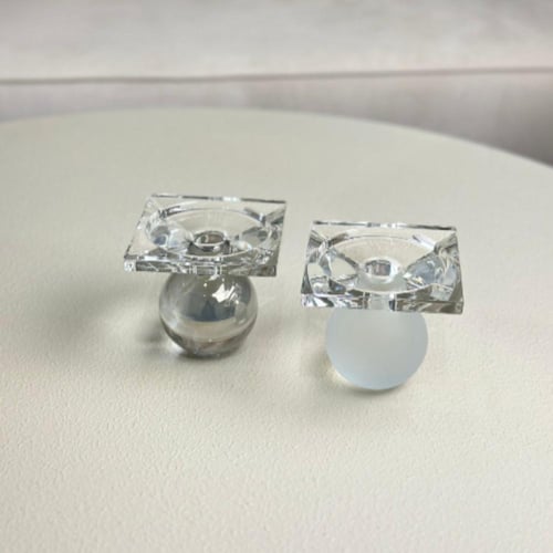 حامل شمع كرستال