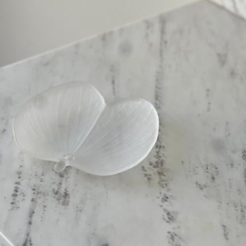 صحن تقديم زجاج ثلجي