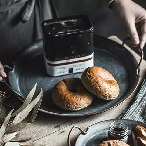 صحن تقديم حديد