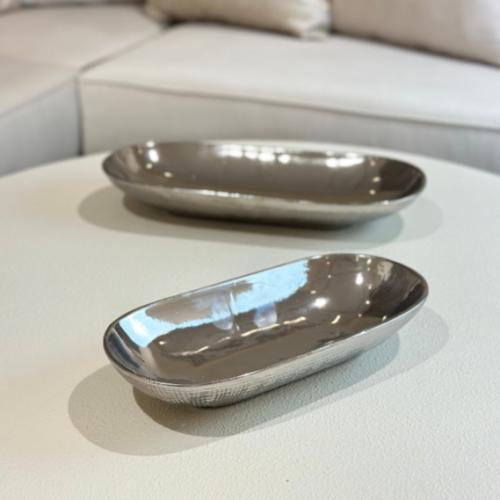 تقديمة سيراميك فضي