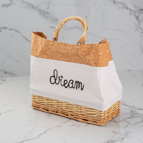 سلة بقاعده من الخزف