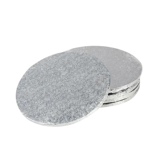 قاعدة كيك فضي دائري مقاس 12 انش