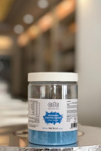 لون أزرق فاتح زيتي بودرة للشوكولاته