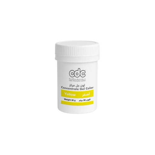 لون جل مركز أصفر 30 جرام