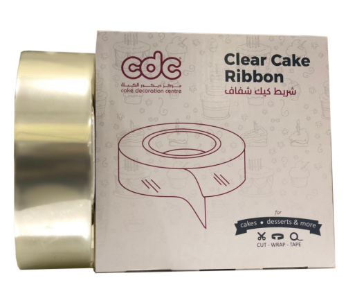 شريط كيك شفاف ارتفاع 3 سم