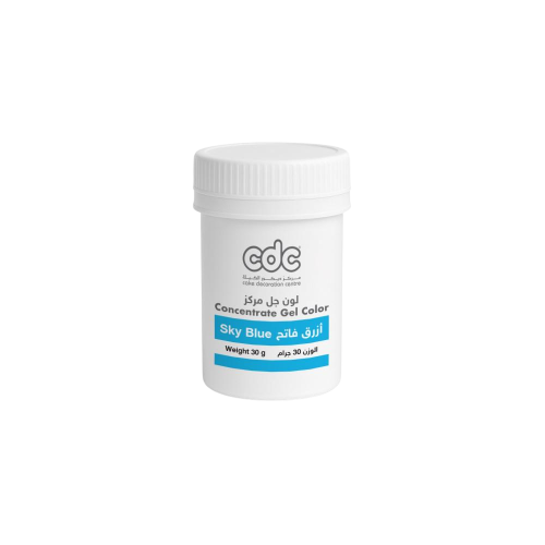 لون جل مركز أزرق فاتح 30 جرام