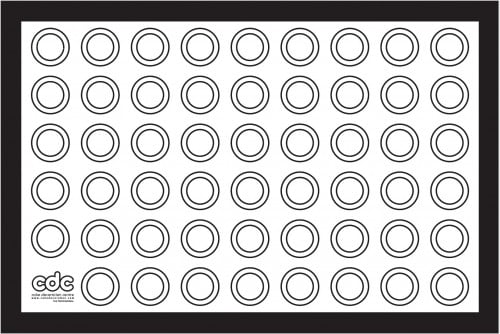 مفرش سيليكون ماكرون 60X40 سم