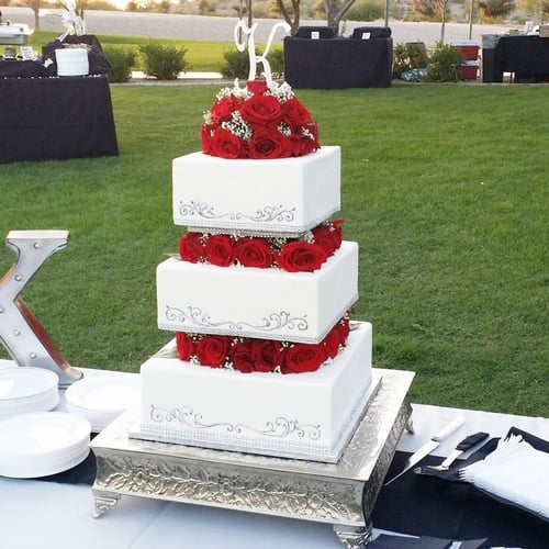 صينية مربعة مقاس 12 انش