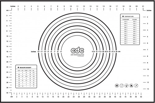 مفرش سيليكون للقياس 60X40 سم
