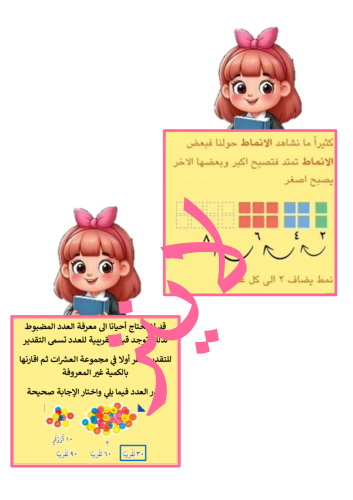 القيمة المنزلية الانماط صف ثاني ابتدائي