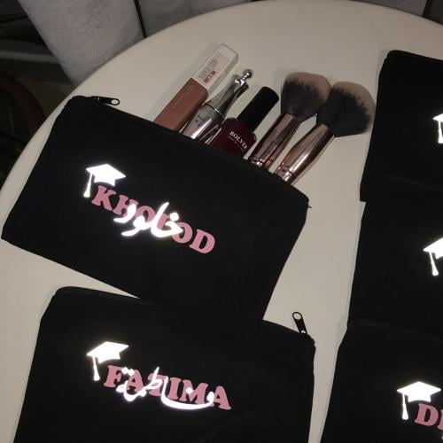 مقلمة مع طباعة اسود