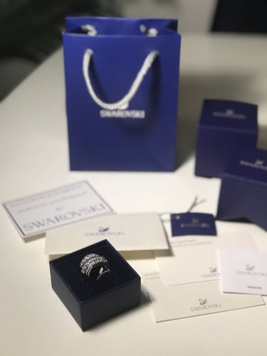 خانم سوارفسكي ( فضي )