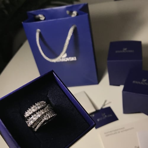 خانم سوارفسكي ( فضي )