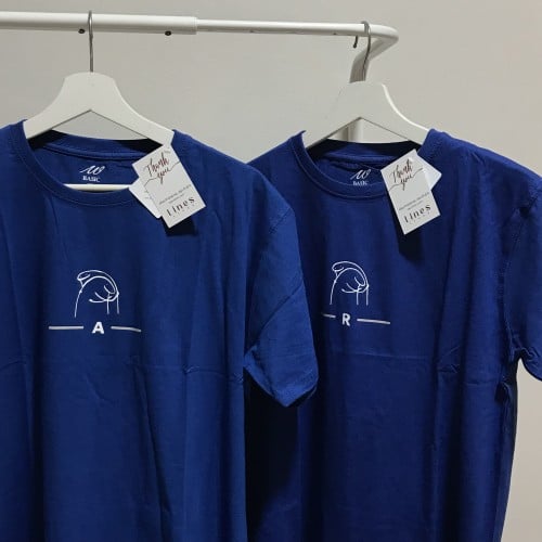 تيشيرت تصميم حضن وحرف