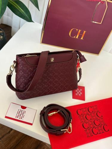 شنطة كتف وسط CH - عنابي