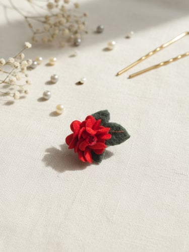 كلبسات صغير بالورد -٤ قطع -