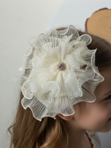 مشبك فرنسي قماشي كبير