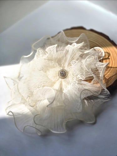 مشبك فرنسي قماشي كبير