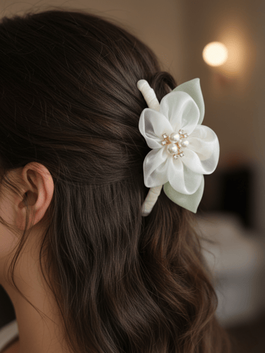 مساكة الورد بتفاصيل من اللؤلؤ