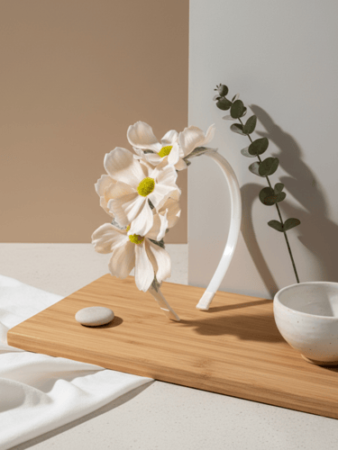 طوق ورد جانبي