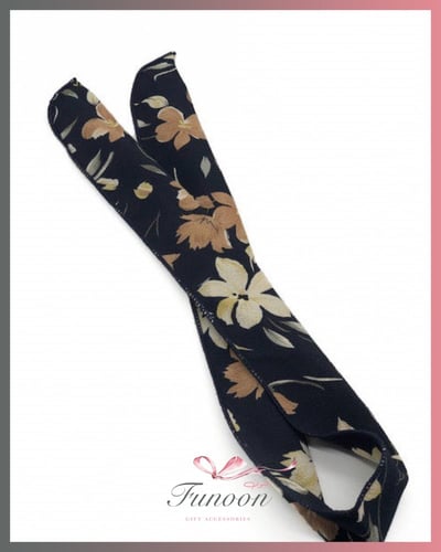 ربطة شعر مشجر بحديد مرن مخفي