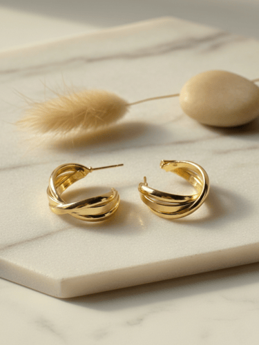 اقراط دبوس مزدوجة