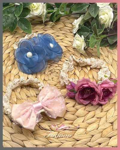 مجموعة ربطات شعر بتصميم وألوان مختلفة