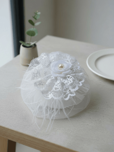 مشبك فرنسي بشبك لون سكري