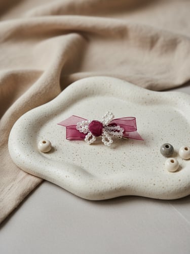 بنس باللؤلؤ والكرستال