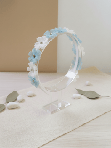 طوق ورد مصمم يدويا نحيف