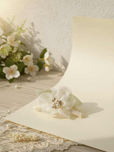 مساكة الورد بتفاصيل من اللؤلؤ