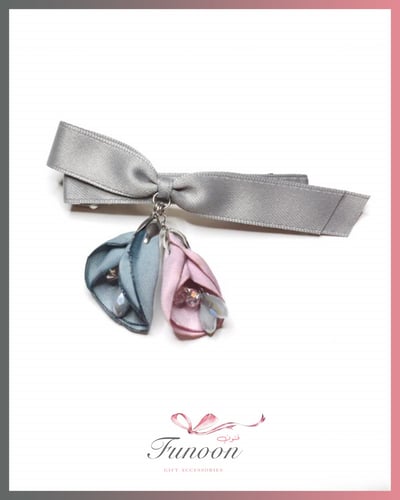 بكلة شعر بتصميم فيونكه